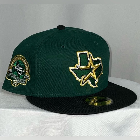Houston Astros New 7 1/2 Baseball Fitted New Era Hat Cap - Picture 1 of 3